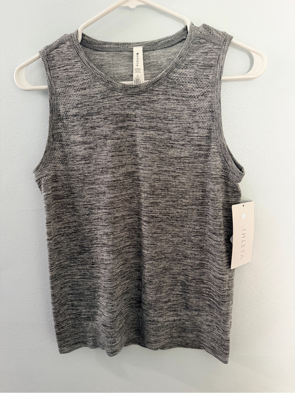 Athleta In Motion Seamless Heather Tank Gray NWT XS